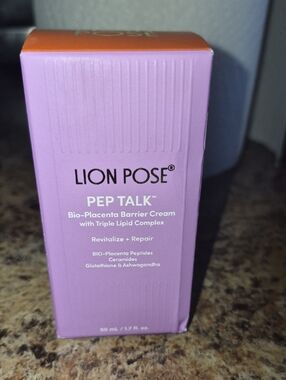 LION POSE Pep Talk Bio-Placenta Barrier Cream - New In Box